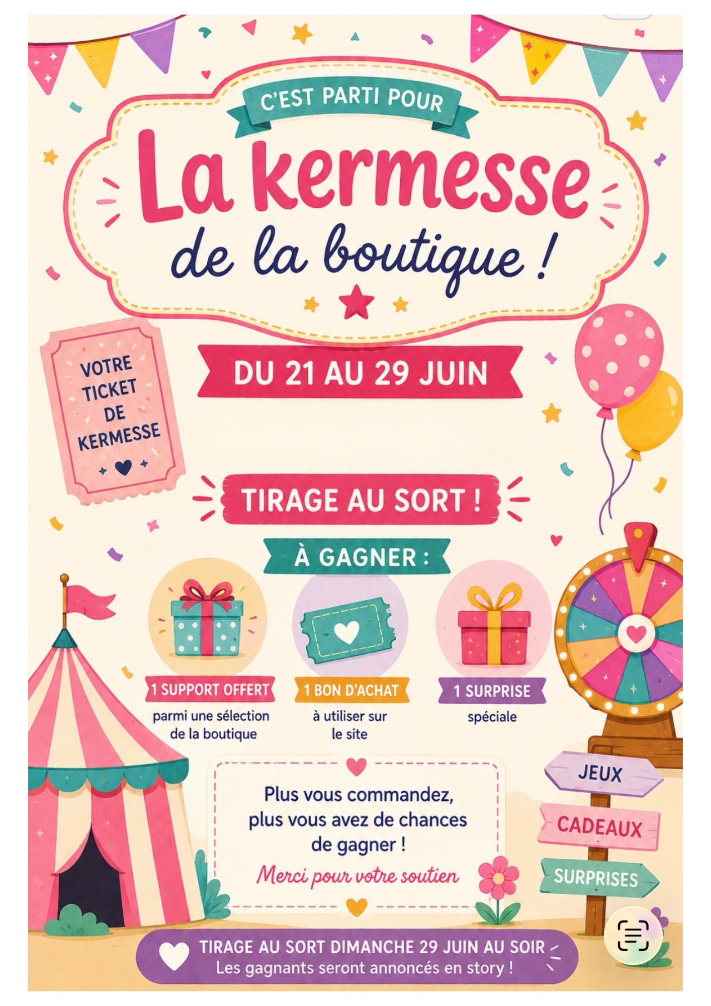 TICKET KERMESSE