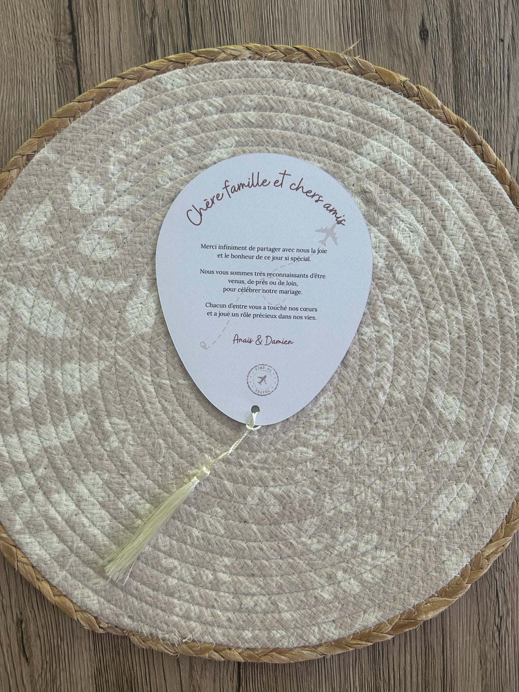 ÉVENTAIL MARIAGE