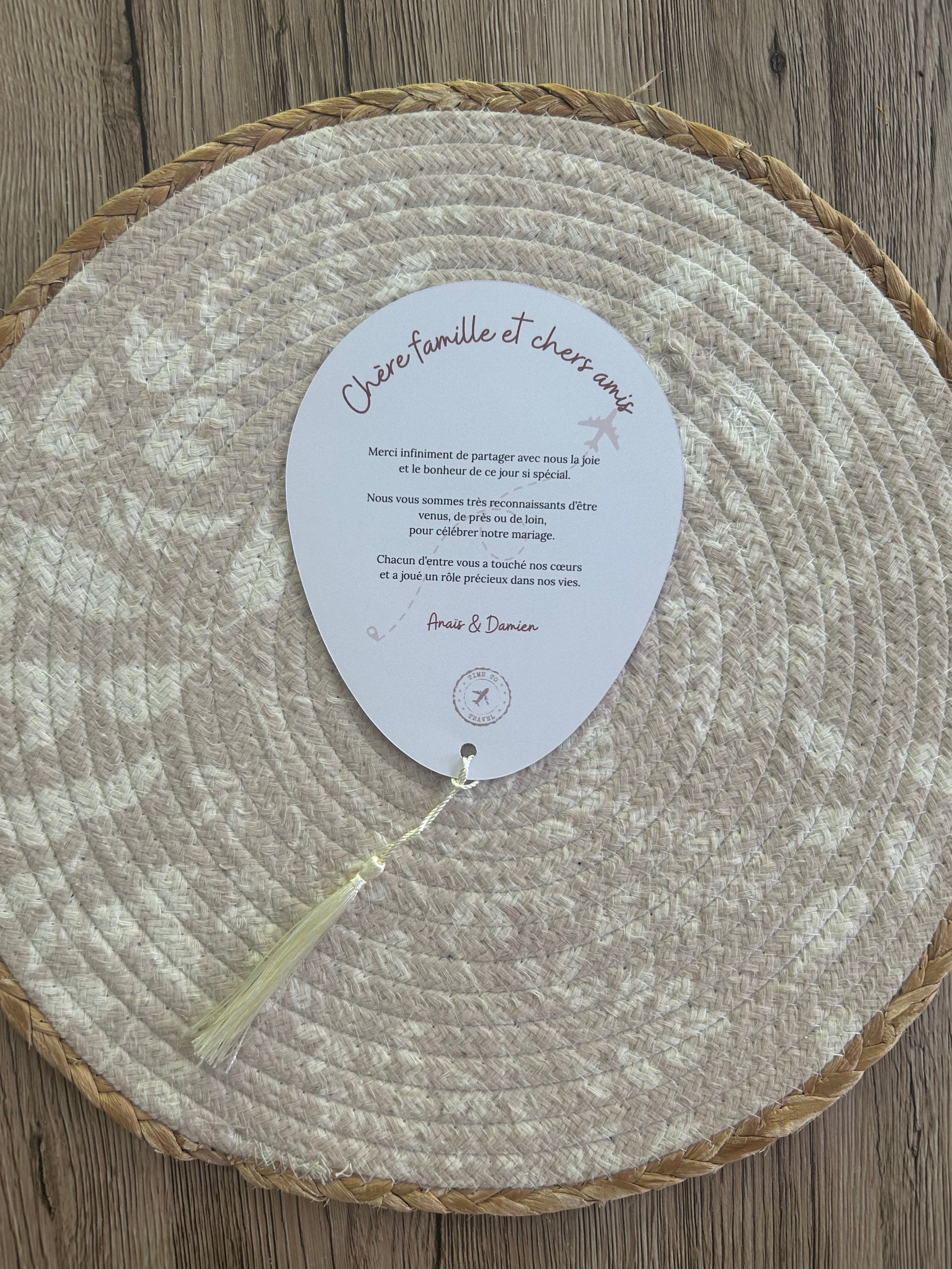 ÉVENTAIL MARIAGE