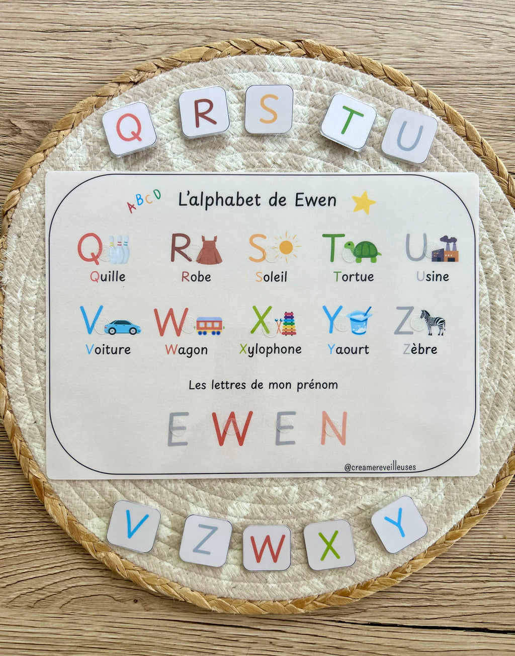 SUPPORT ALPHABET