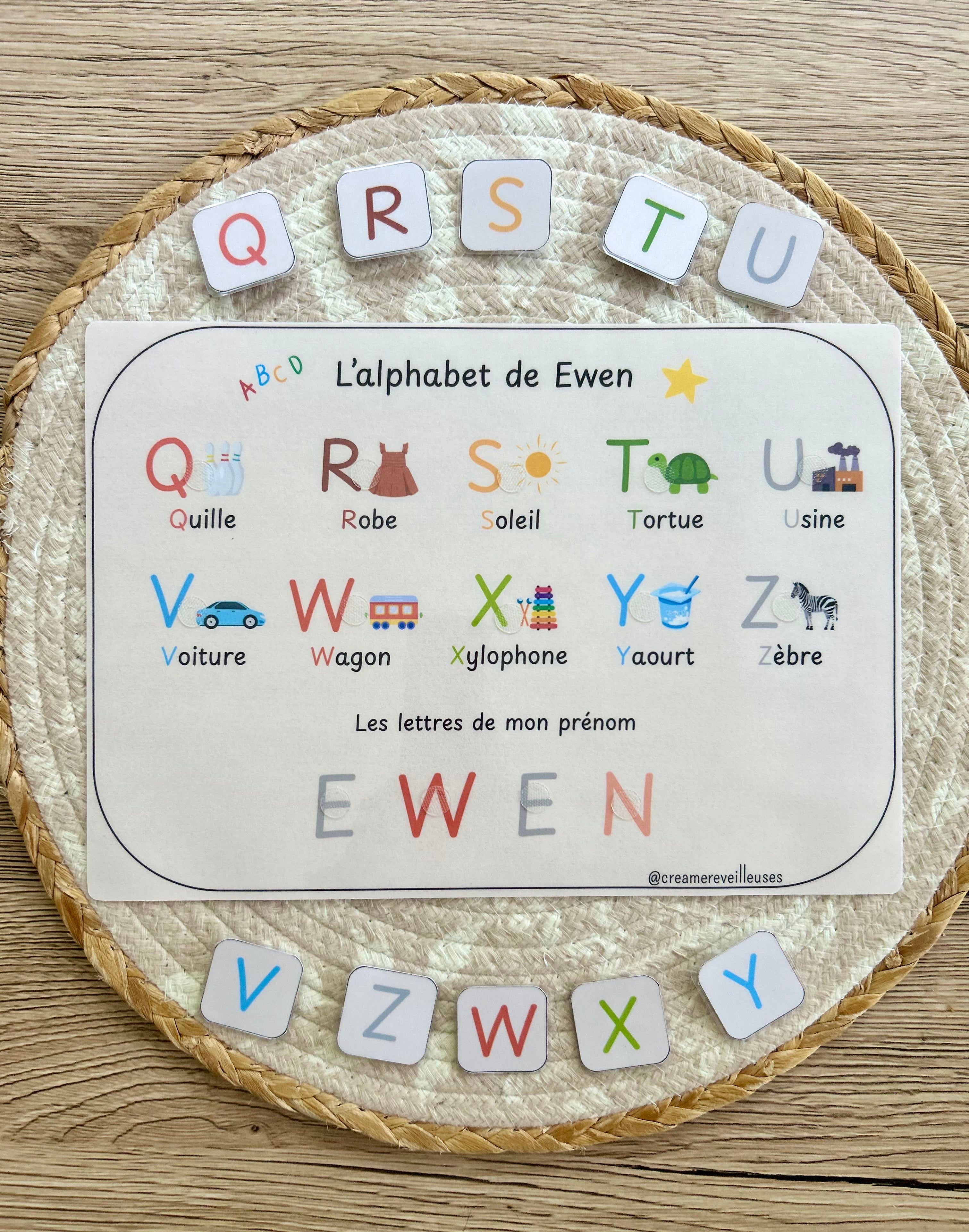 SUPPORT ALPHABET