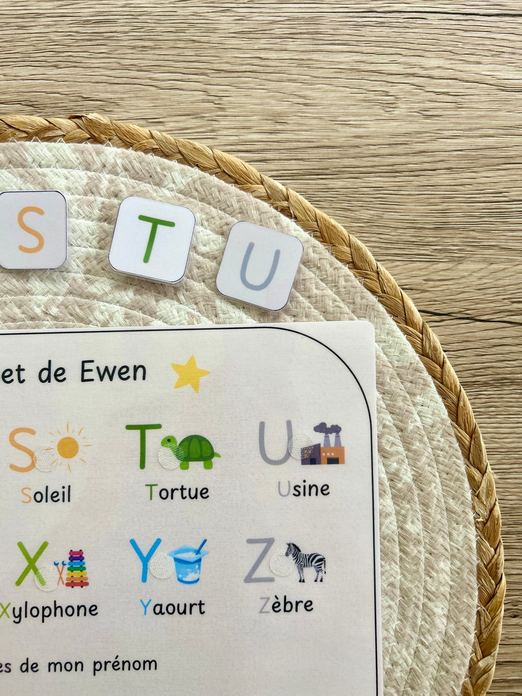 SUPPORT ALPHABET