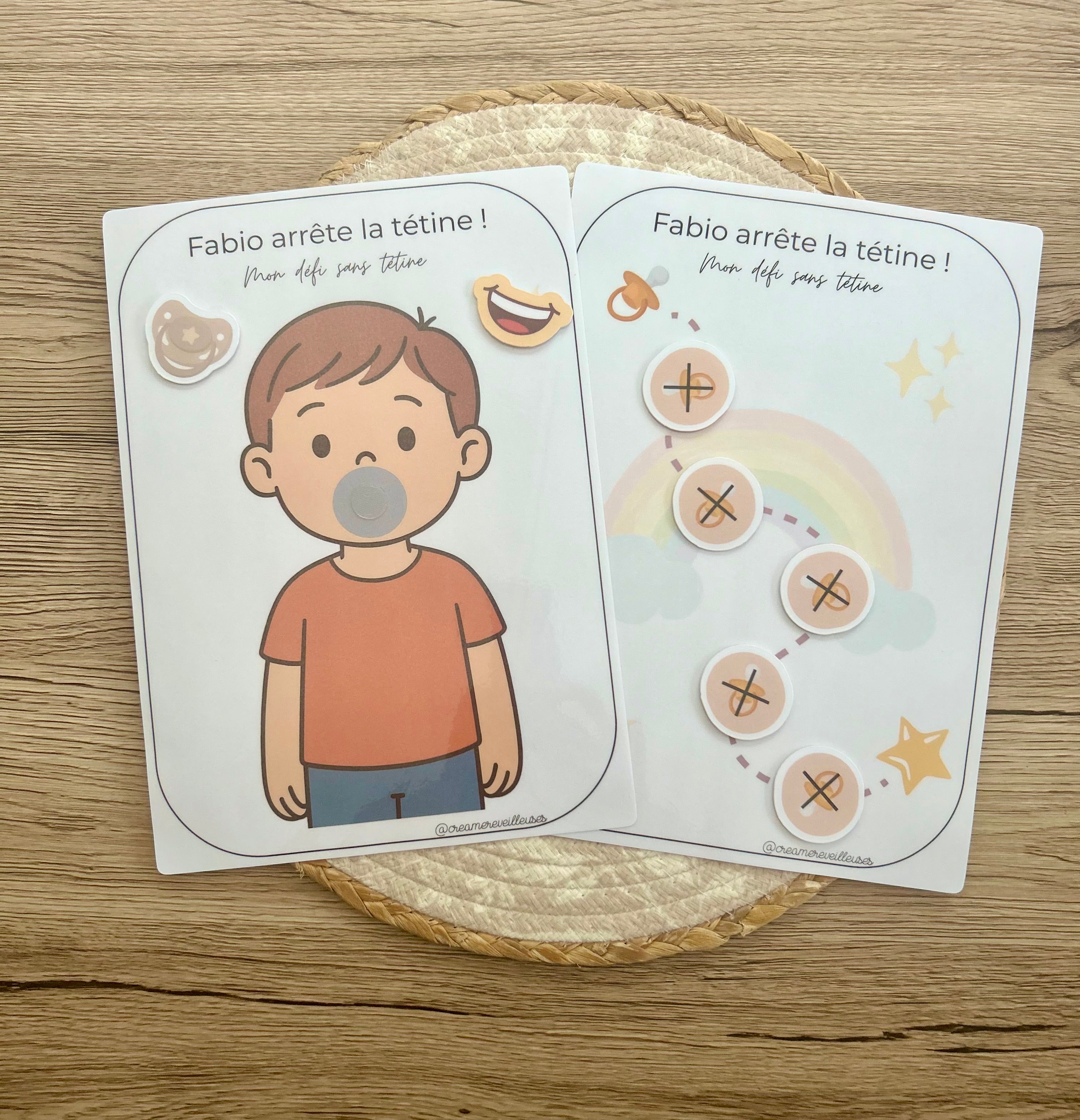 SUPPORT ARRÊT DE LA TÉTINE