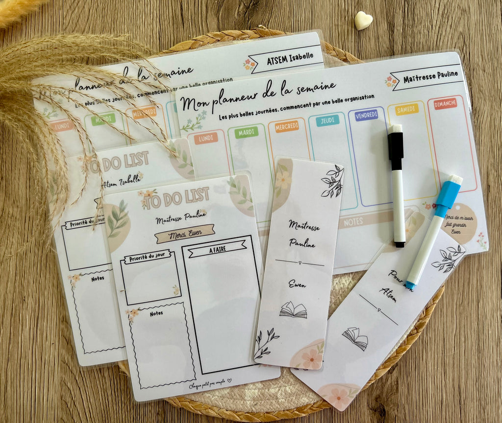 PACK CADEAU MAÎTRESSE/ATSEM/NOUNOU